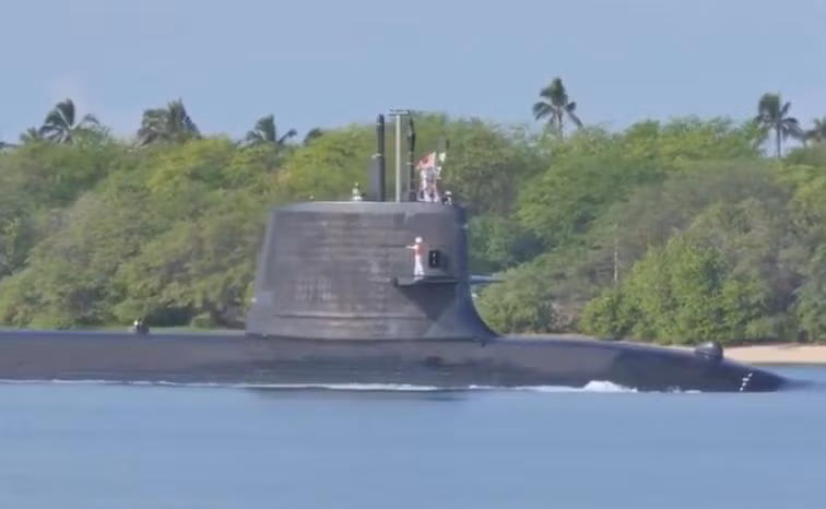 Tàu ngầm thông thường AIP lớp Soryu của Lực lượng Phòng vệ Biển Nhật Bản (ảnh tư liệu)