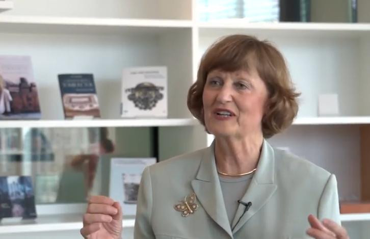 Giáo sư Jennifer Hillman, Đại học Georgetown, Mỹ. Ảnh: Youtube.