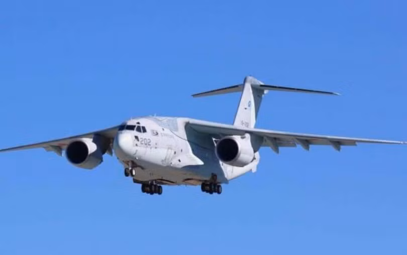 Máy bay vận tải C-2 Nhật Bản có thể cải tạo thành máy bay gây nhiễu điện từ. Ảnh: Cankao.