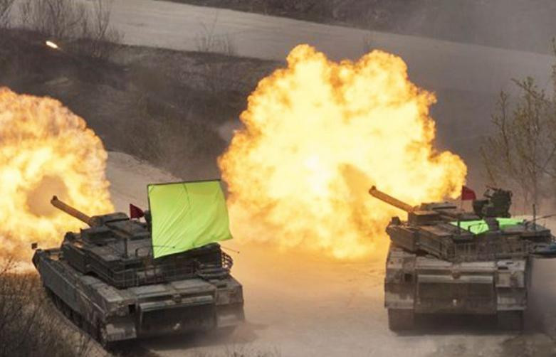 Quân đội Mỹ và Hàn Quốc tiến hành tập trận chung. Ảnh: Cankao. Quân đội Mỹ và Hàn Quốc tiến hành tập trận chung. Ảnh: Cankao.