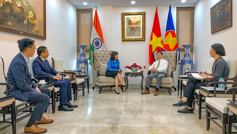 Lãnh đạo Sở Du lịch TP Đà Nẵng hội đàm cùng Đại sứ Việt Nam tại Ấn Độ trong chương trình xúc tiến du lịch trực tiếp tại thị trường Ấn Độ.