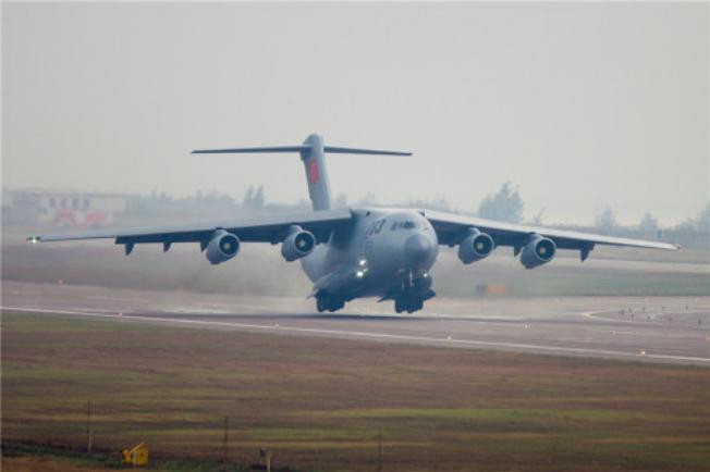 Máy bay vận tải cỡ lớn Y-20 Trung Quốc. Ảnh: Sina