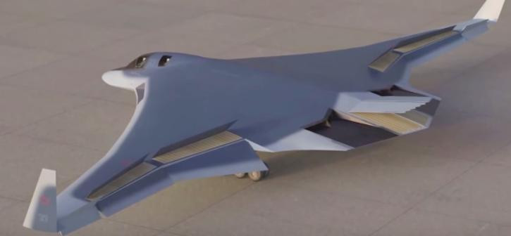 Máy bay ném bom tàng hình tương lai Nga. Ảnh: Technology and Longevity Feed