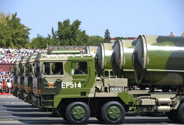 Khối tên lửa hạt nhân Trung Quốc. Ảnh: Cankao