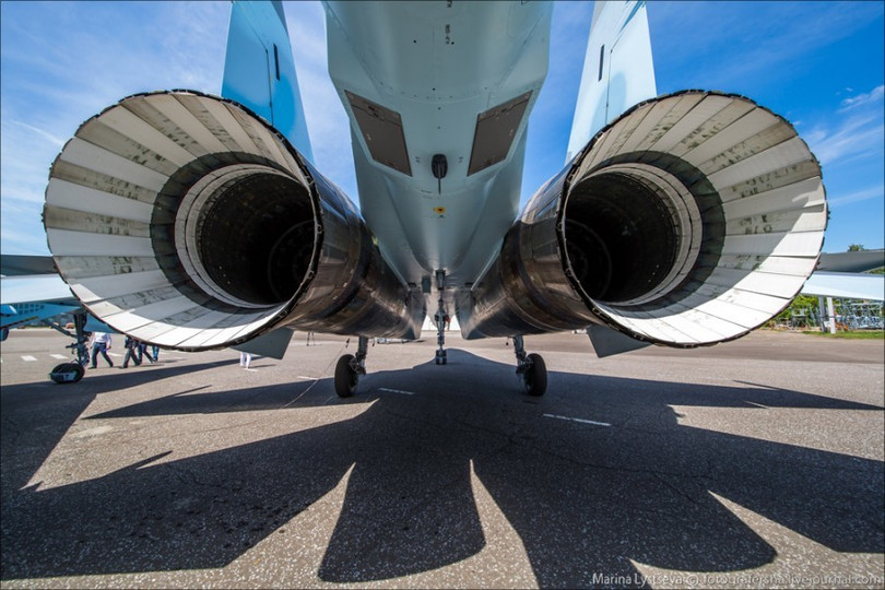 Máy bay chiến đấu Su-35 của Quân đội Nga (ảnh tư liệu)