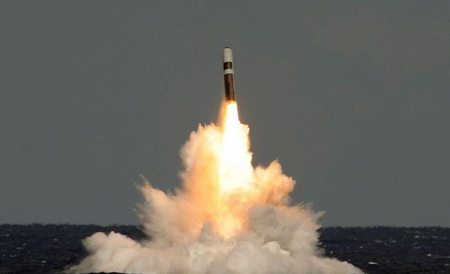 Tên lửa đạn đạo Trident Mỹ phóng từ tàu ngầm (Ảnh tư liệu minh họa)