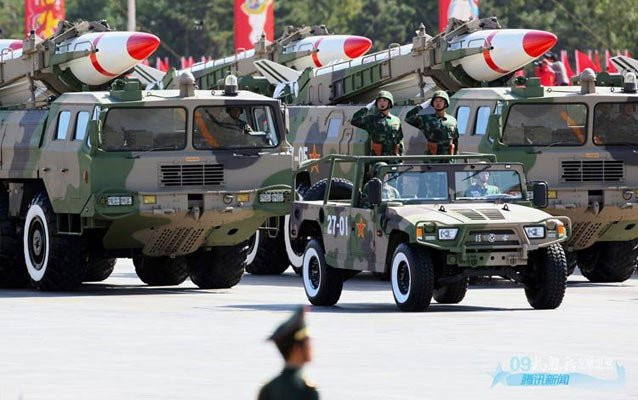 Tên lửa đạn đạo chiến thuật Đông Phong-11 Trung Quốc (ảnh tư liệu)