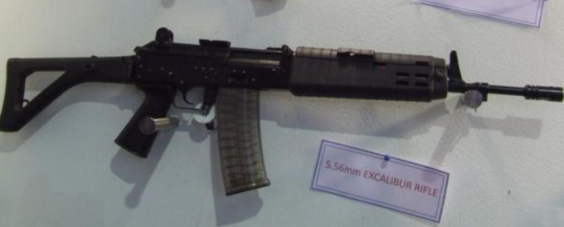 Súng trường tấn công do Ấn Độ tự sản xuất. Ảnh: Cankao