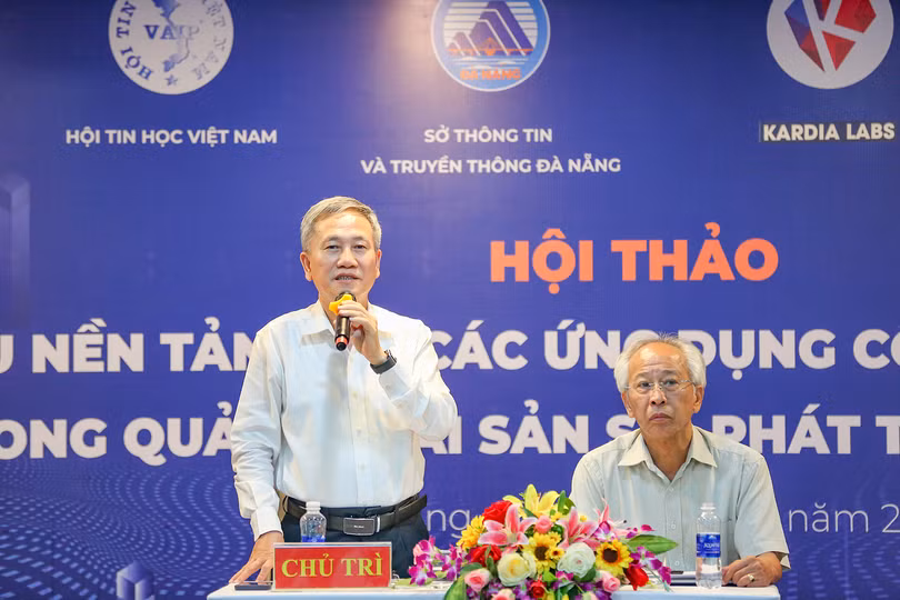 Ông Nguyễn Quang Thanh - Giám đốc Sở TT&TT TP Đà Nẵng - chủ trì hội thảo