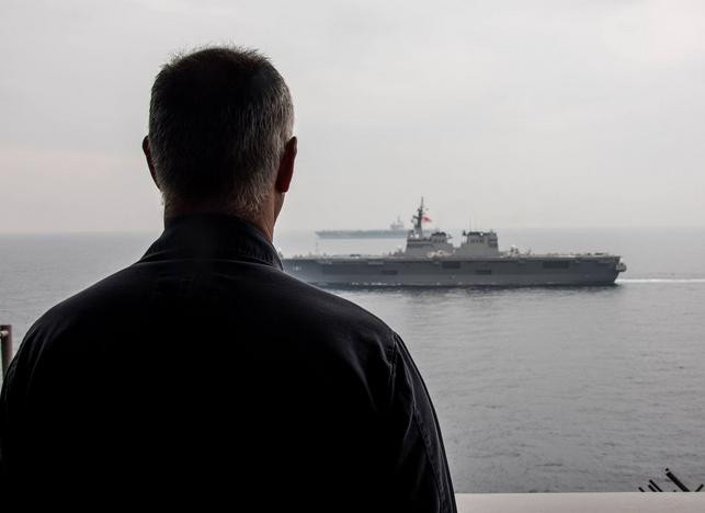 Từ ngày 1 - 3/6/2017, Mỹ và Nhật Bản tiến hành tập trận chung ở biển Nhật Bản. Ảnh: Guancha