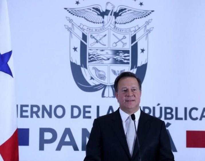 Tổng thống Panama Juan carlos Varela tuyên bố thiết lập quan hệ ngoại giao với Trung Quốc và cắt đứt quan hệ ngoại giao với Đài Loan. Ảnh: CNA