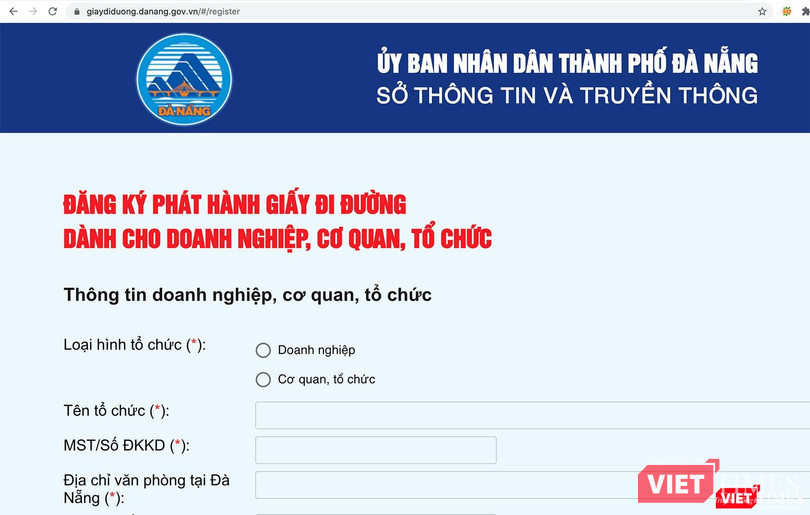 Hướng dẫn khai báo cấp giấy đinh đường dành cho doanh nghiệp, cơ quan, tổ chức Hướng dẫn khai báo cấp giấy đinh đường dành cho doanh nghiệp, cơ quan, tổ chức