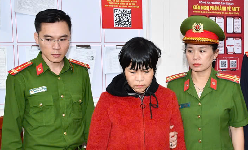 Tô Thị Ty Na bị Công an Quảng Nam khởi tố, bắt tạm giam.