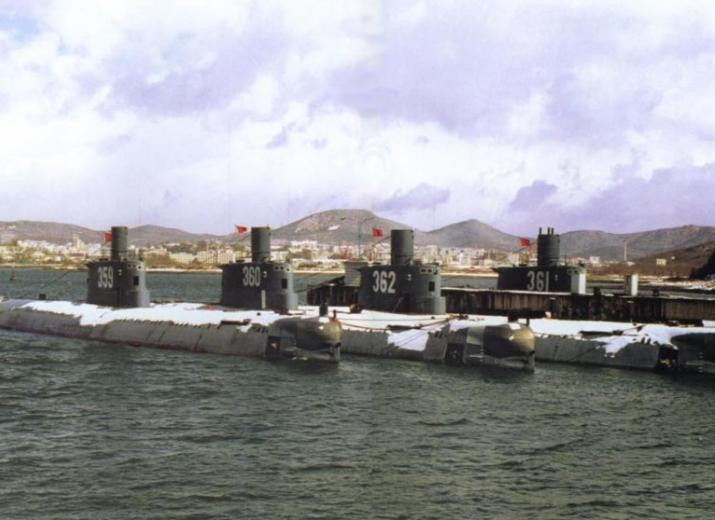 Lực lượng tàu ngầm Trung Quốc. Ảnh: Sina