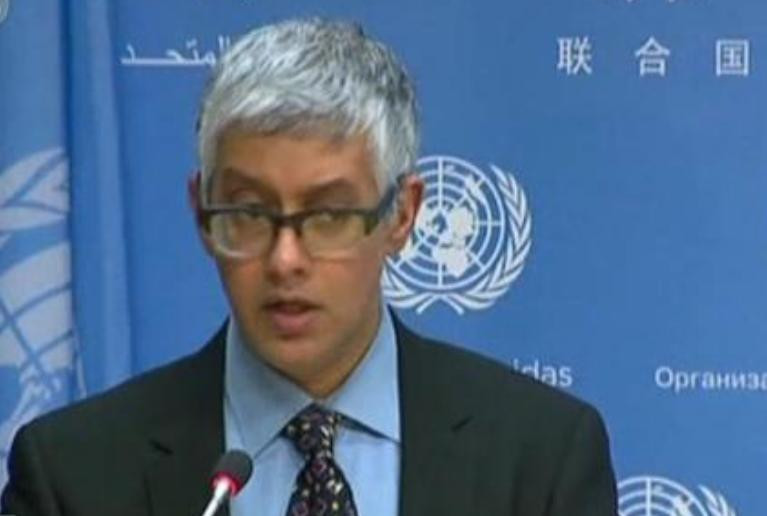 Ngày 7/3/2016, Hội đồng bảo an Liên hợp quốc ra tuyên bố yêu cầu Triều Tiên chấm dứt hoạt động phóng tên lửa. Ảnh: CCTV