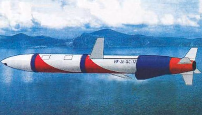 Tên lửa hành trình Hùng Phong-2E Đài Loan. Ảnh: Cankao