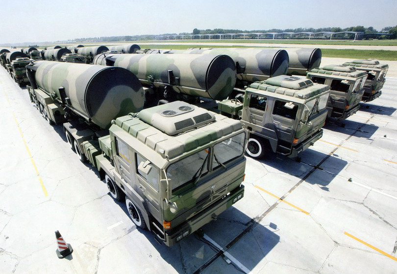 Tên lửa đạn đạo xuyên lục địa Đông Phong-31A Trung Quốc (ảnh tư liệu)