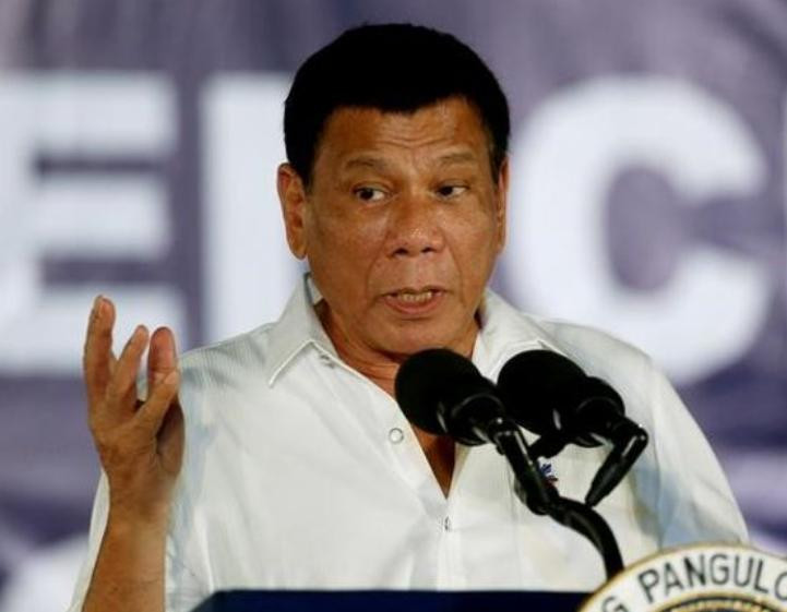 Tổng thống Philippines Rodrigo Duterte. Ảnh: Reuters