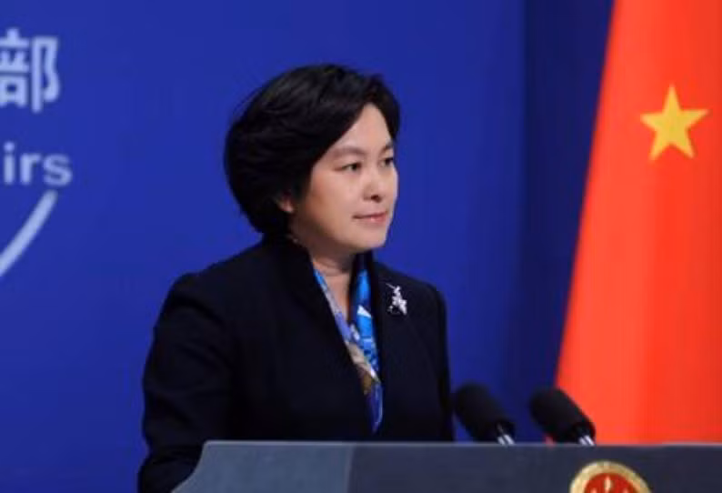 Người phát ngôn Bộ Ngoại giao Trung Quốc Hoa Xuân Oánh. Ảnh: Tin tức Chiết Giang.