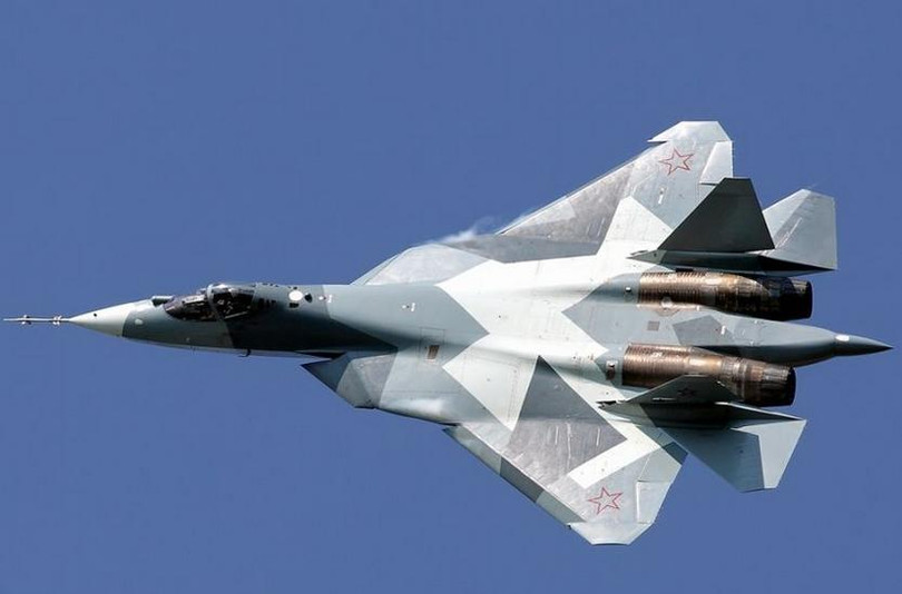 Máy bay chiến đấu tàng hình T-50 Nga. ảnh: Cankao