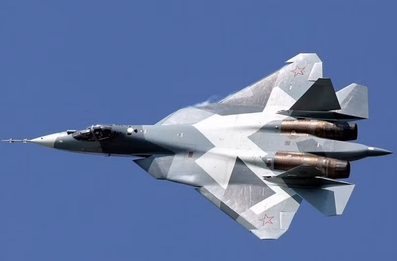 Máy bay chiến đấu tàng hình T-50 Nga. ảnh: Cankao