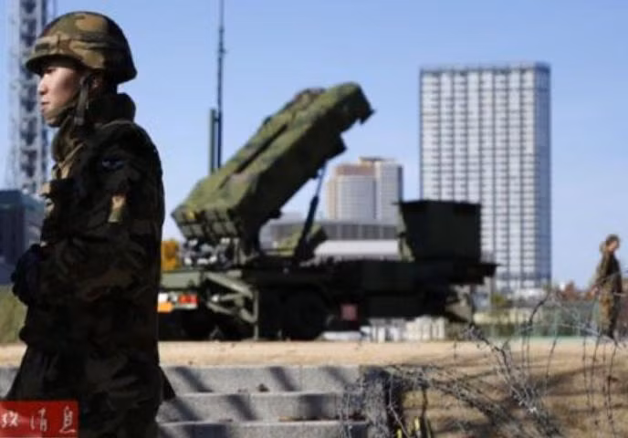 Hệ thống tên lửa phòng không Patriot-3 Nhật Bản. Ảnh: Cankao