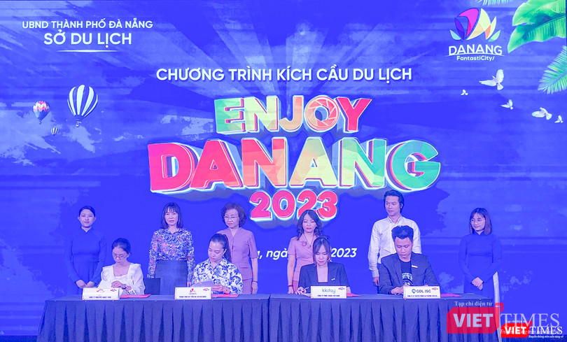 Các đơn vị ký kết đồng hành triển khai chương trình kích cầu du lịch Đà Nẵng 2023 Các đơn vị ký kết đồng hành triển khai chương trình kích cầu du lịch Đà Nẵng 2023