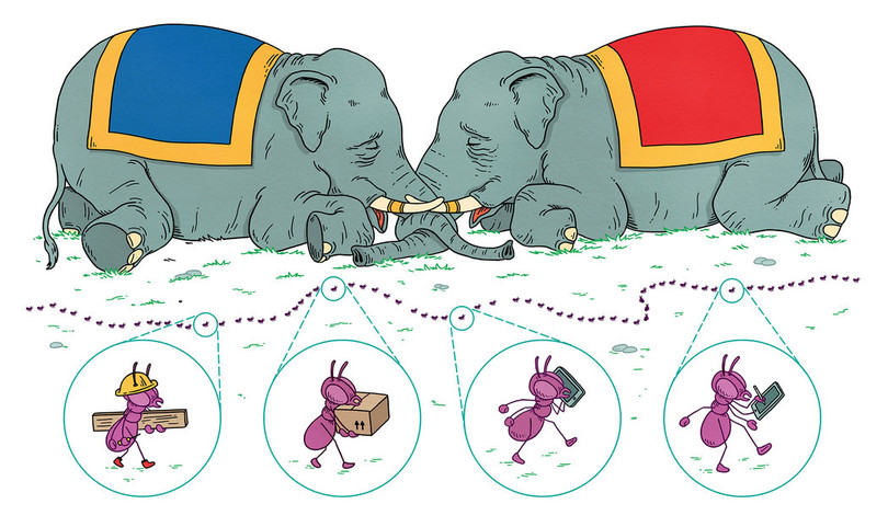 Chiến tranh thương mại Trung - Mỹ gây tác động nhiều chiều. Ảnh: New York Times. Chiến tranh thương mại Trung - Mỹ gây tác động nhiều chiều. Ảnh: New York Times.