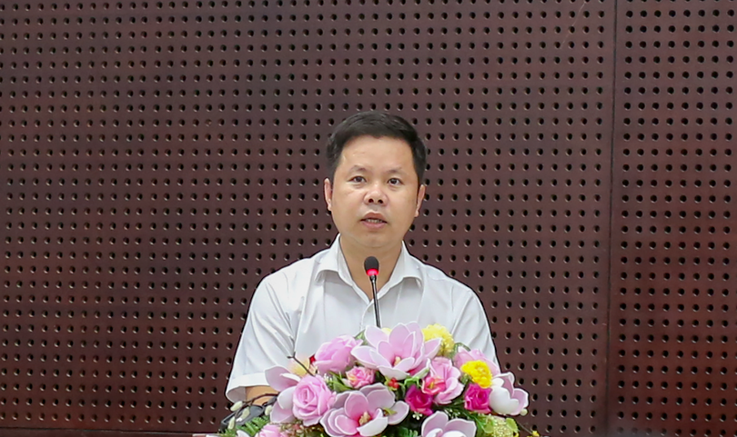Ông Lê Minh Tường – Phó Giám đốc Sở KH&ĐT TP Đà Nẵng - trả lời báo chí tại buổi họp báo.