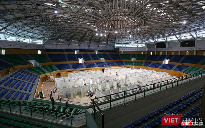 Bệnh viện dã chiến Tiên Sơn (Đà Nẵng) được Đà Nẵng thi công thần tốc để phục vụ phòng chống dịch COVID-19, nhưng may mắn không phải sử dụng