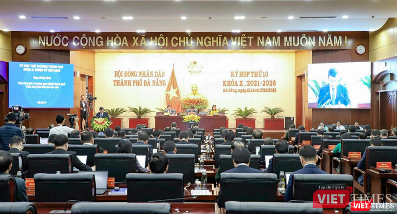 Quang cảnh kỳ họp thứ 10, HĐND TP Đà Nẵng khoá X