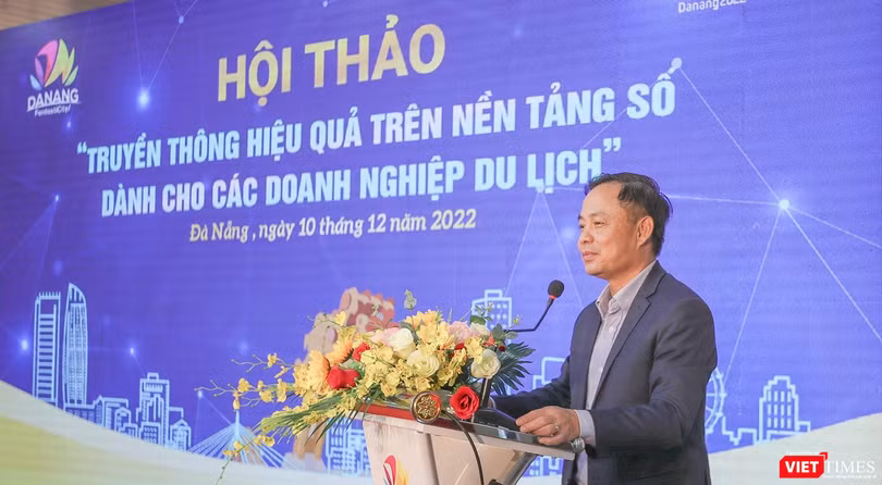 Ông Nguyễn Xuân Bình - Phó Giám đốc Sở Du lịch TP Đà Nẵng phát biểu tại hội thảo