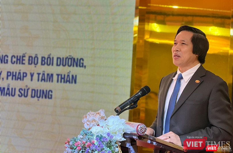 TS.Cao Hưng Thái- Phó Cục trưởng Cục Quản lý Khám, chữa bệnh phát biểu tại sự kiện