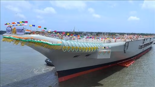 Tàu sân bay INS Vikrant Ấn Độ (ảnh tư liệu)