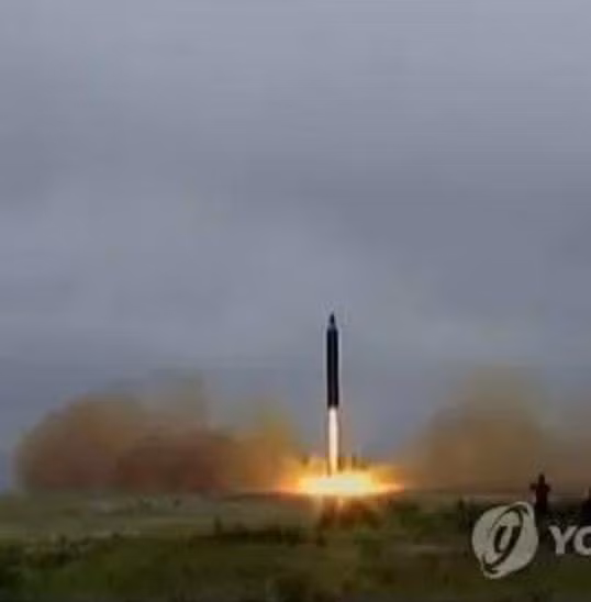 Ngày 12 tháng 2 năm 2017, Triều Tiên phóng tên lửa. Ảnh: Yonhap