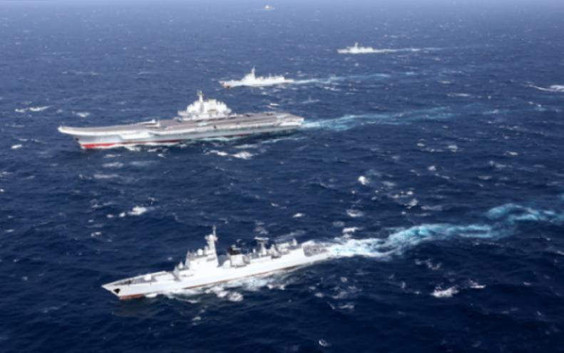Biên đội tàu sân bay Liêu Ninh Trung Quốc. Ảnh: Cankao