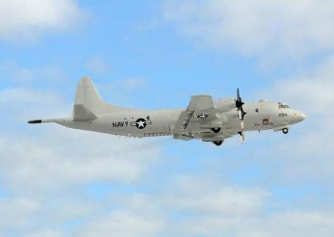 Máy bay tuần tra săn ngầm P-3C Hải quân Mỹ. Ảnh: Sina