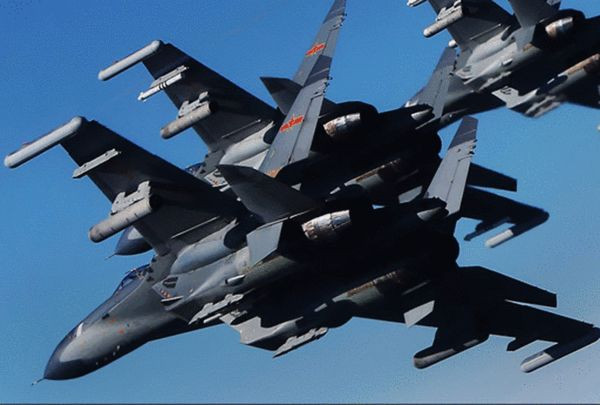 Máy bay chiến đấu J-11 Trung Quốc. Ảnh: Sohu.