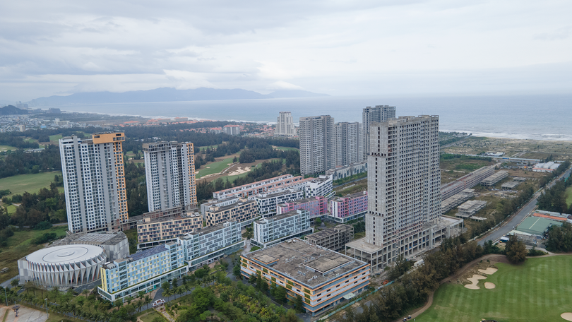 Một góc dự án khu du lịch nghỉ dưỡng cao cấp The Empire (Cocobay) tại phường Hoà Hải, quận Ngũ Hành Sơn, TP Đà Nẵng.