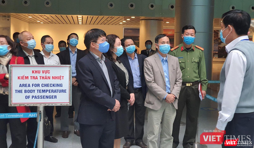 Đoàn công tác Bộ Y tế đã kiểm tra công tác phòng chống, dịch COVID-19 tại sân bay Quốc tế Đà Nẵng