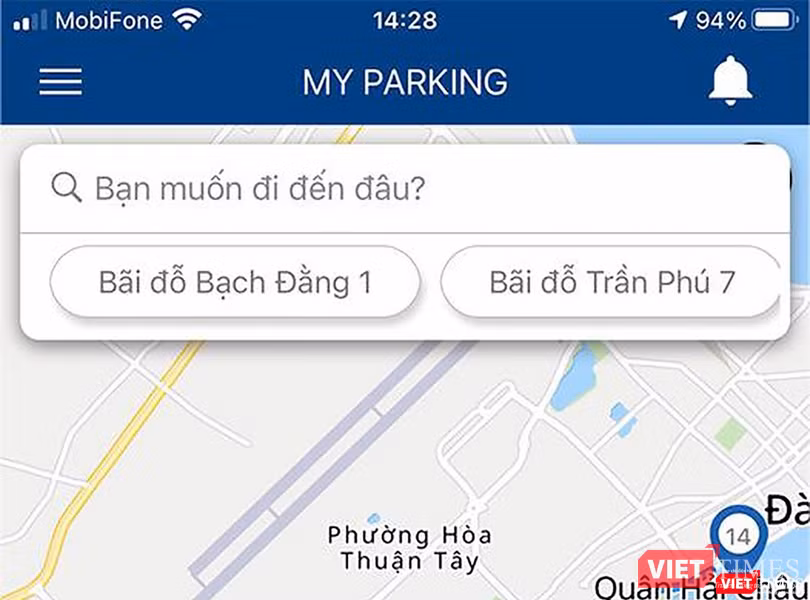 Phần mềm Hệ thống quản lý, thu phí đỗ đậu xe My Parking do Viettel tài trợ được sử dụng tại Đà Nẵng