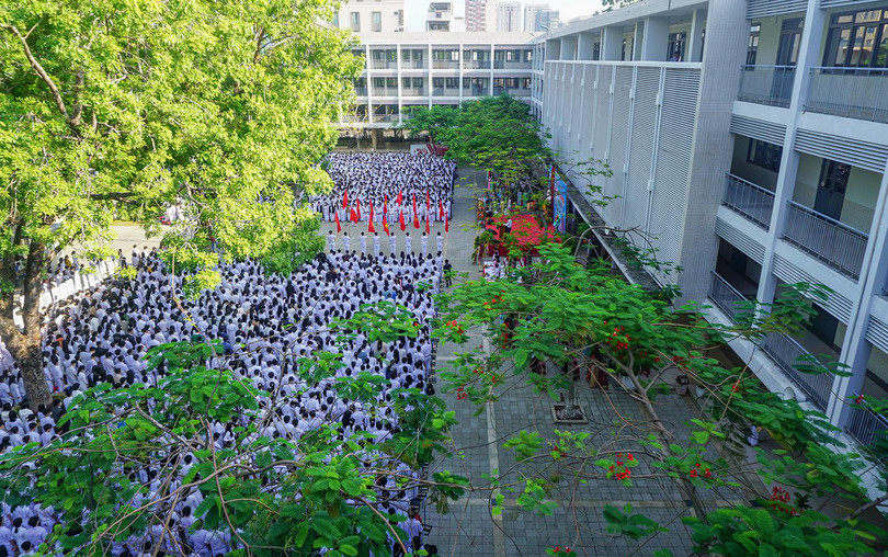 Lễ Khai giảng năm học 2022-2023 tại Trường THPT Phan Châu Trinh (Đà Nẵng) 