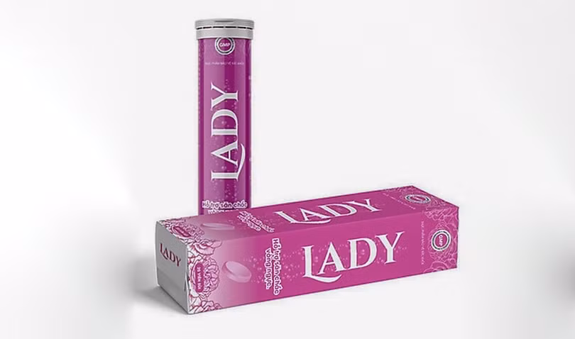 Sản phẩm Lady do Công ty TNHH Supharmco công bố và chịu trách nhiệm về sản phẩm. (ảnh VFA)