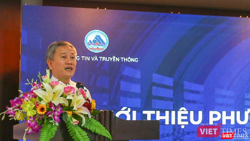 Ông Nguyễn Quang Thanh – Giám đốc Sở TT&amp;TT TP Đà Nẵng - phát biểu tại hội thảo