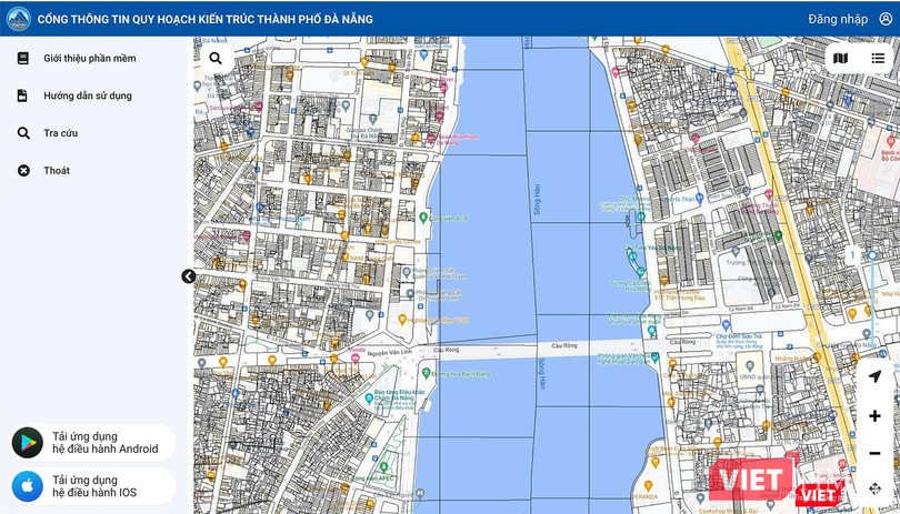 Bản đồ quy hoạch phân lô tỷ lệ 1/500, 1/5.000... được tích hợp trên ứng dụng Bản đồ quy hoạch phân lô tỷ lệ 1/500, 1/5.000... được tích hợp trên ứng dụng