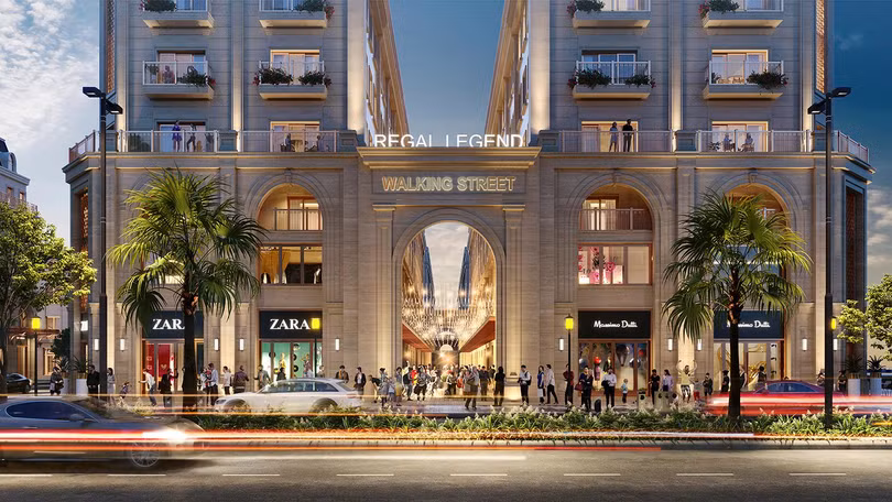 Regal Legend Walk - Phố đêm ven biển với kiến trúc cảnh quan đồng nhất, quy tụ đa dạng loại hình giải trí từ cửa hiệu thời trang, spa cao cấp cho đến loạt thương hiệu cafe, nhà hàng, khách sạn 5 sao tiêu chuẩn quốc tế. Regal Legend Walk - Phố đêm ven biển với kiến trúc cảnh quan đồng nhất, quy tụ đa dạng loại hình giải trí từ cửa hiệu thời trang, spa cao cấp cho đến loạt thương hiệu cafe, nhà hàng, khách sạn 5 sao tiêu chuẩn quốc tế.