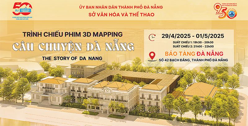 Đà Nẵng chiếu phim 3D Mapping chào mừng 50 năm Giải phóng miền Nam