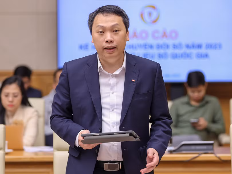 Thứ trưởng Bộ TT&amp;TT Nguyễn Huy Dũng phát biểu tại Hội nghị (Ảnh: VGP/HM)