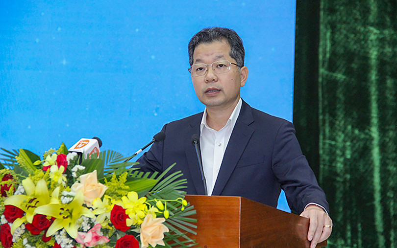 Ông Nguyễn Văn Quảng - Bí thư Thành ủy Đà Nẵng phát biểu tại hội thảo (Ảnh danang.gov)