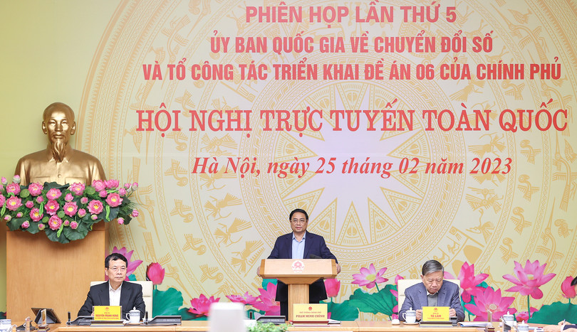 Thủ tướng Phạm Minh Chính phát biểu tại sự kiện (Ảnh: VGP/Nhật Bắc)